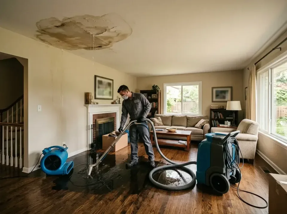 attic-pipe-burst-ceiling-drip-008 — frequently asked questions, Water Damage Restoration & Carpet Care in Fairbury, NE